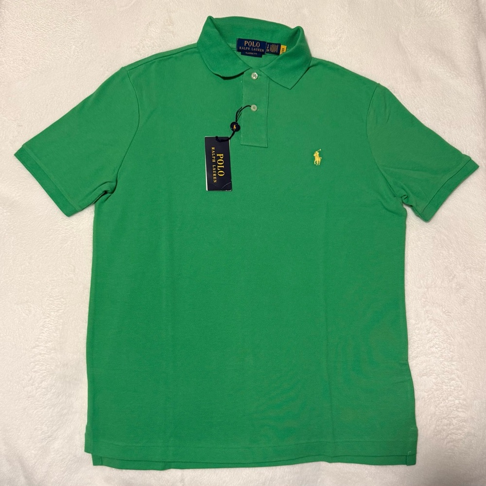 Ralph Lauren Green Polo with Yellow Pony